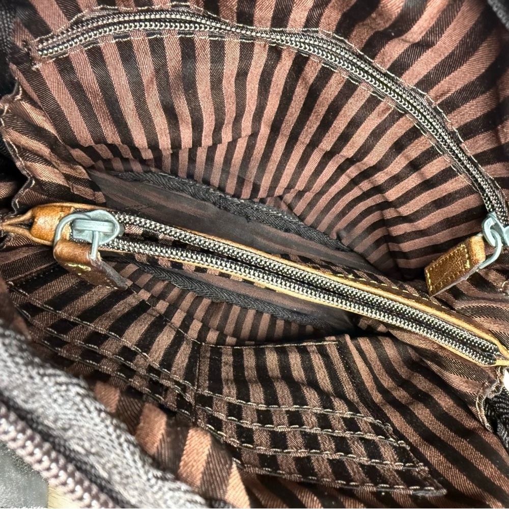 Jack Georges Leather Sling Backpack – Rich Brown, Hands-Free Travel Bag | EUC - Picture 5 of 8